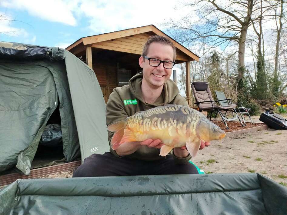Vissessie op Carpvalley: Wat een plaatje!
