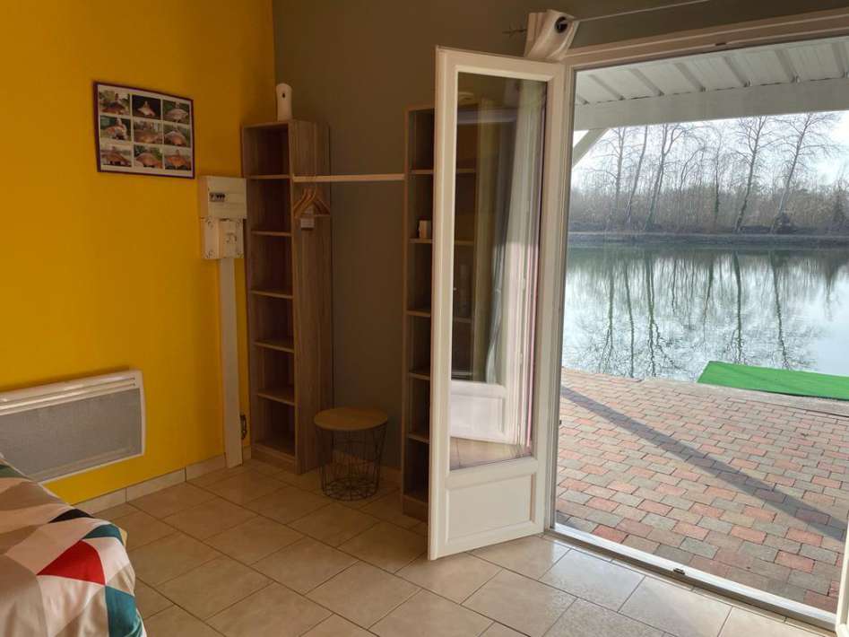 Etang Chayenne Accommodatie Slaapkamer Uitzicht Chayenne Accommodatie Slaapkamer