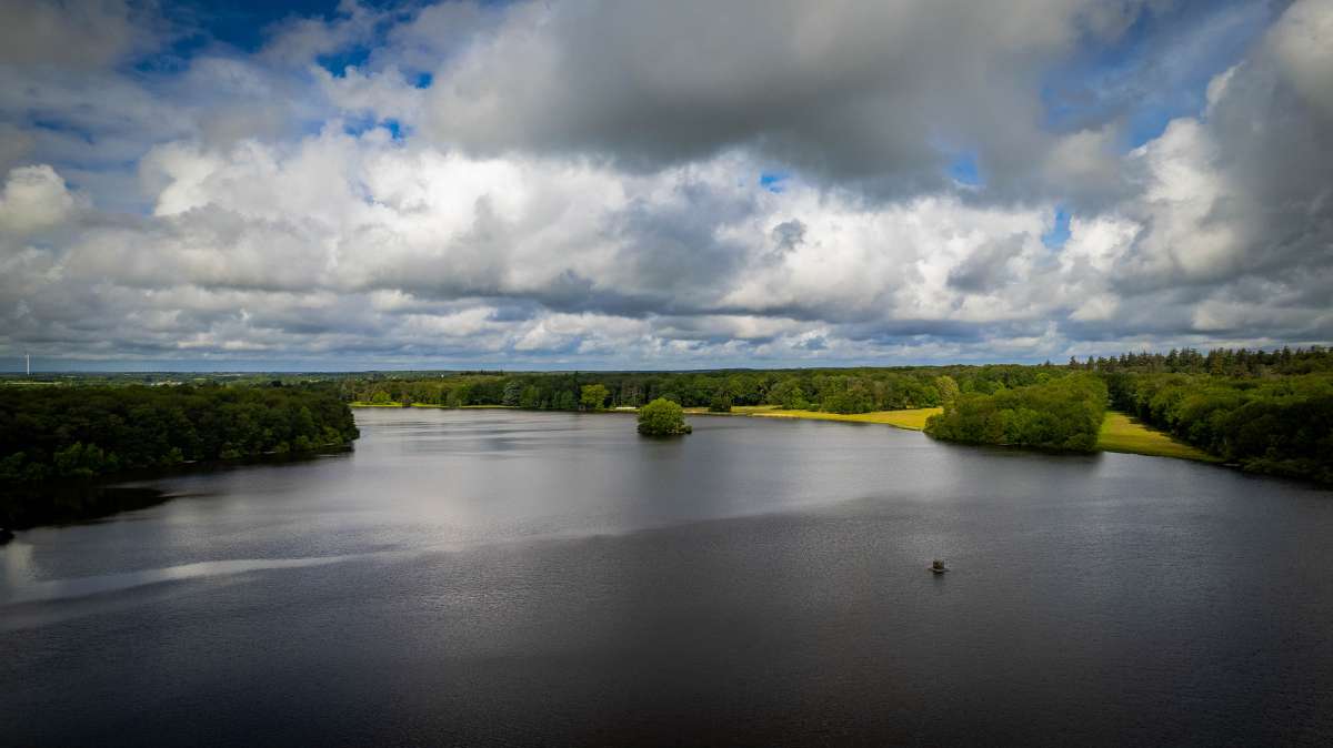 Drone Lakeview Chateau Lake Poiteviniere Lakeview Lake Poiteviniere
