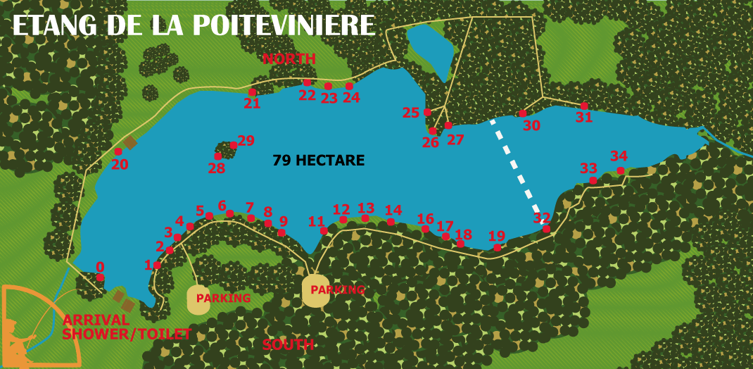 Fr Plattegrond Etang De La Plattegrond De Poiteviniere